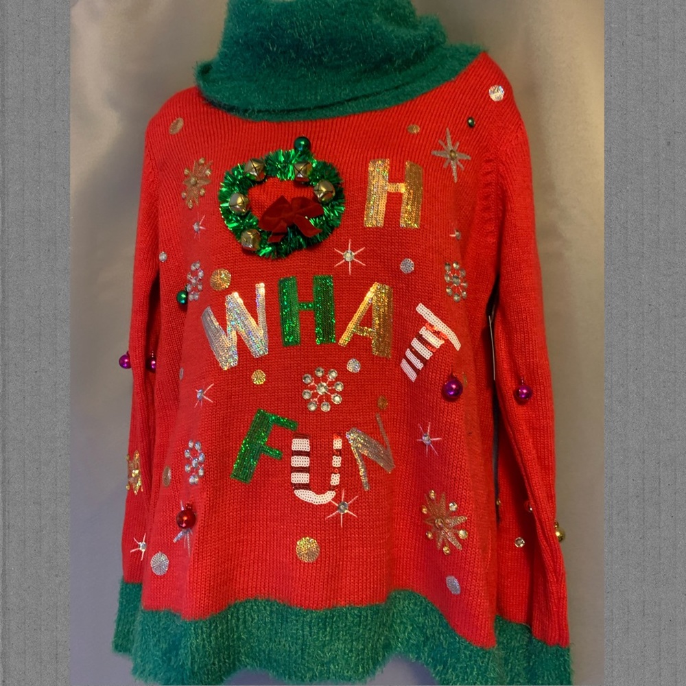 “Oh What Fun” Christmas Sweater